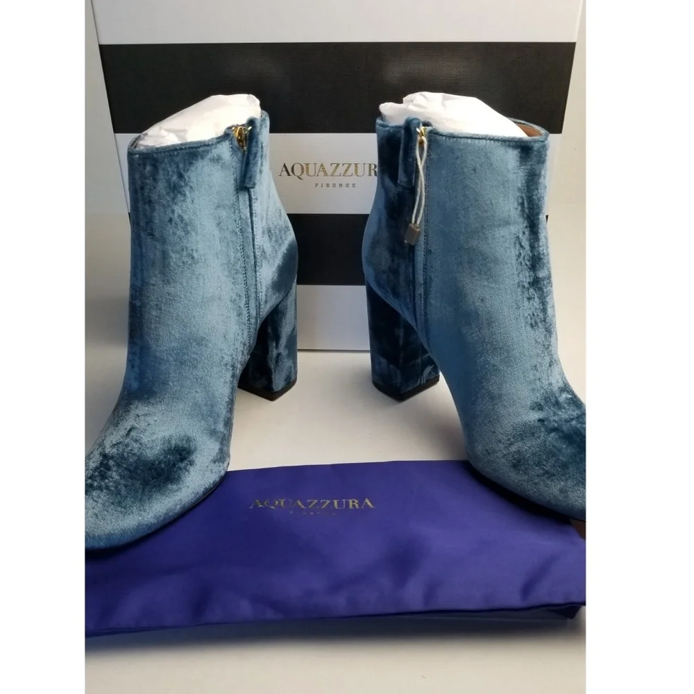 Aquazurra Ocean Blue Ankle Boot size 39